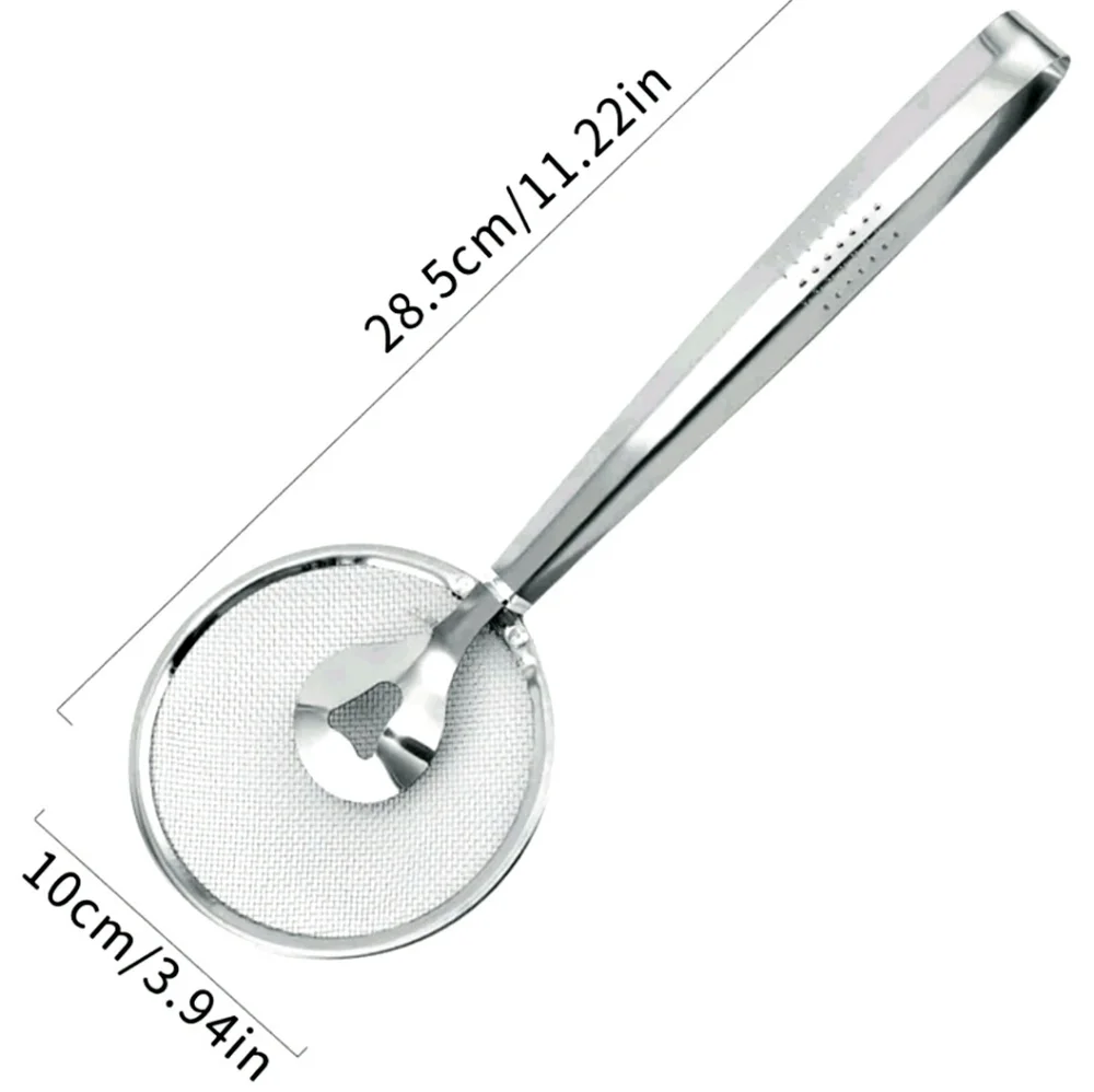 2 Stainless Steel Collander Spoons.